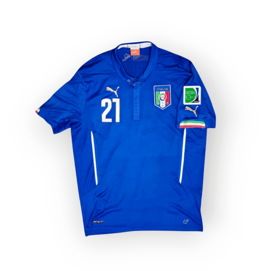 Italy home 2014/15 21 Pirlo - XL (9/10) - The Authenkits