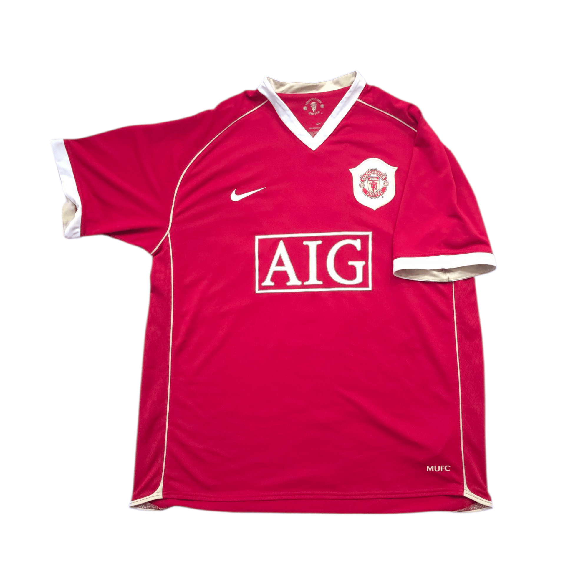 Manchester United 2006/07 Home 7 Cristiano Ronaldo - XL (9/10) - The Authenkits