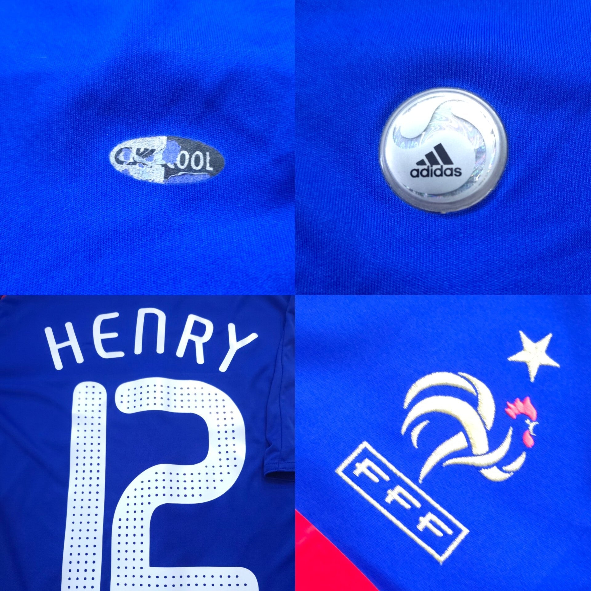 2008/09 France Home 12 Henry - Small (9/10) - The Authenkits