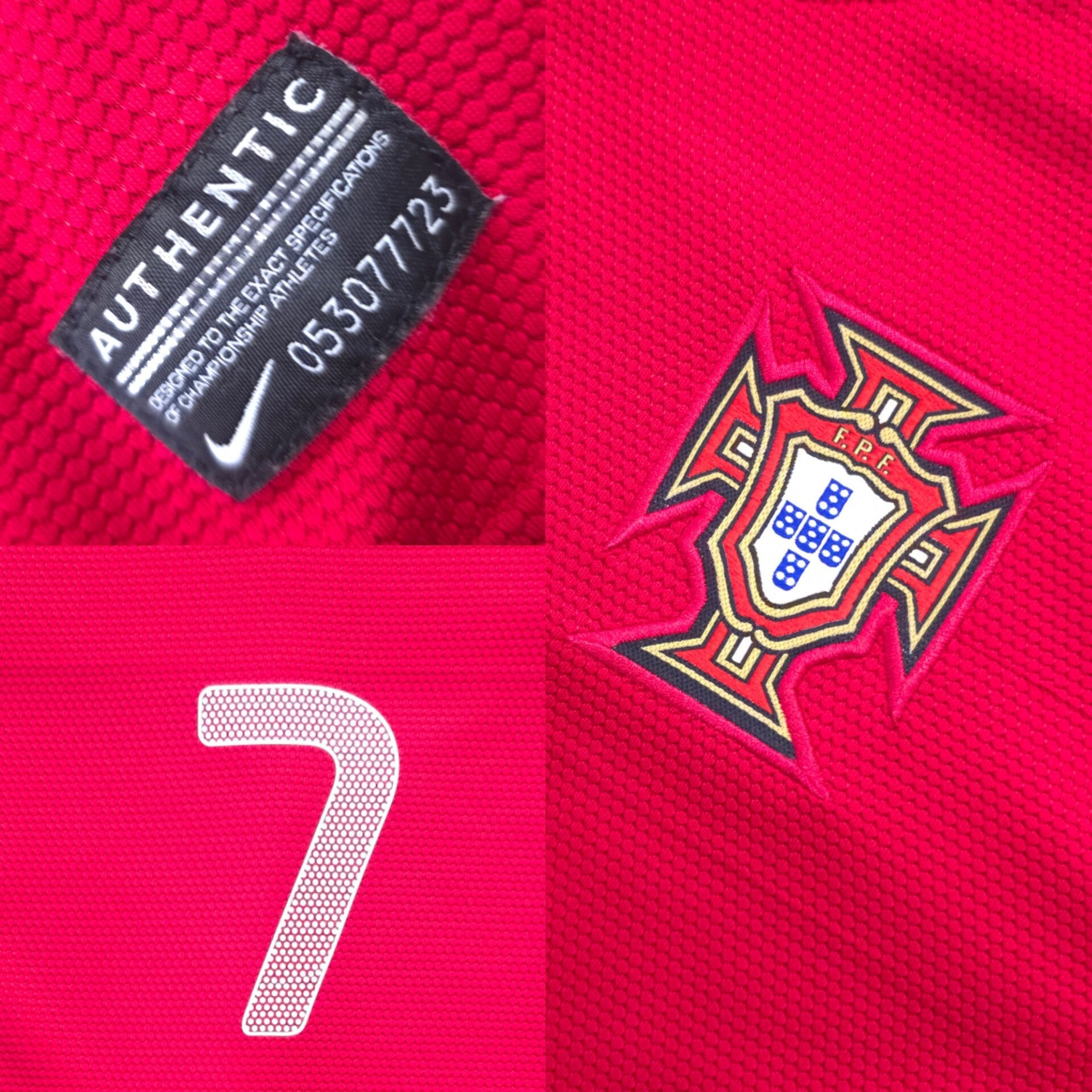 Cristiano Ronaldo 7 2012 Portugal Home - Large (9.5/10) - The Authenkits