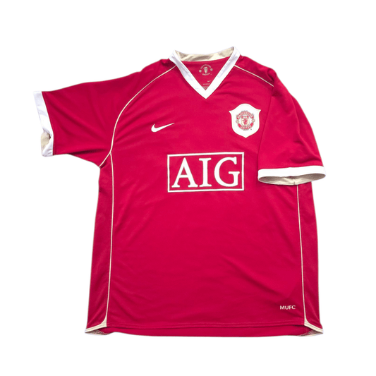 Manchester United 2006/07 Home 7 Cristiano Ronaldo - XL (9/10) - The Authenkits